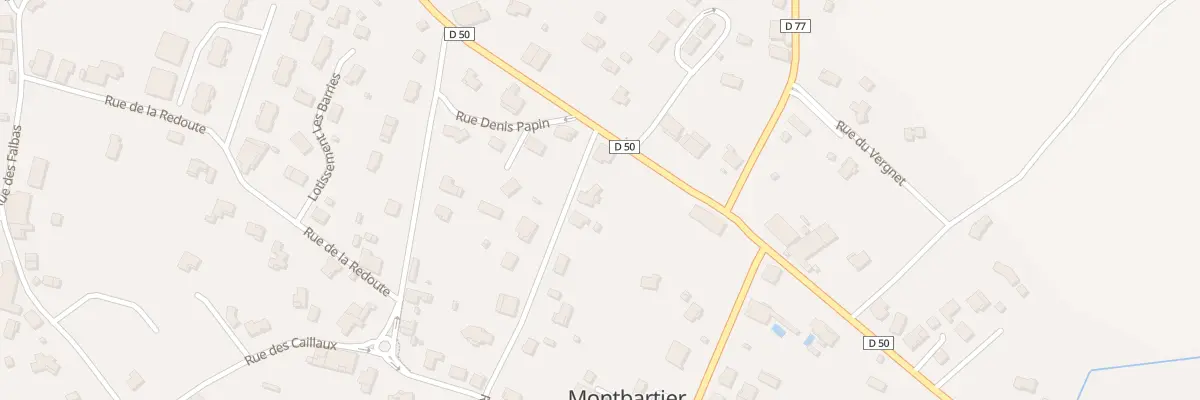 Plan du 288 Rue de la Poste à Montbartier