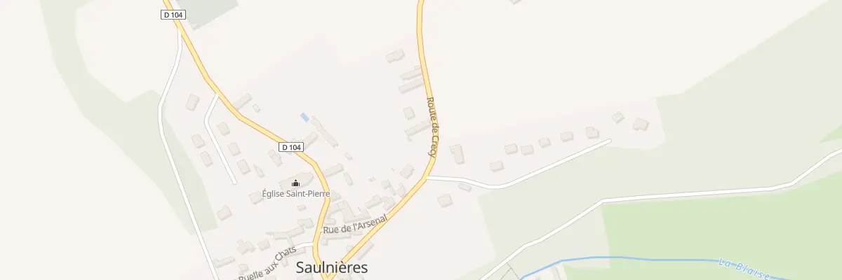 Plan du 11 Rte de Crécy à Saulnières