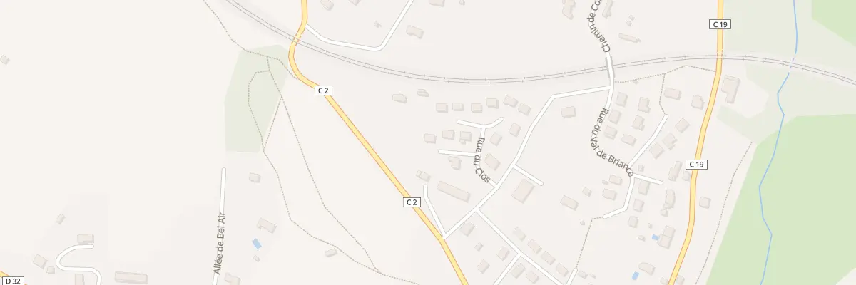 Plan du 10 Rue du Clos à Solignac