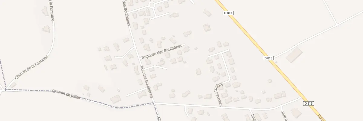 Plan du 15Q Rue des Boulbènes à Dieupentale