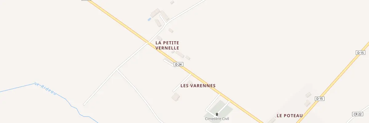 Plan du 1 Petite Vernelle à Arpheuilles
