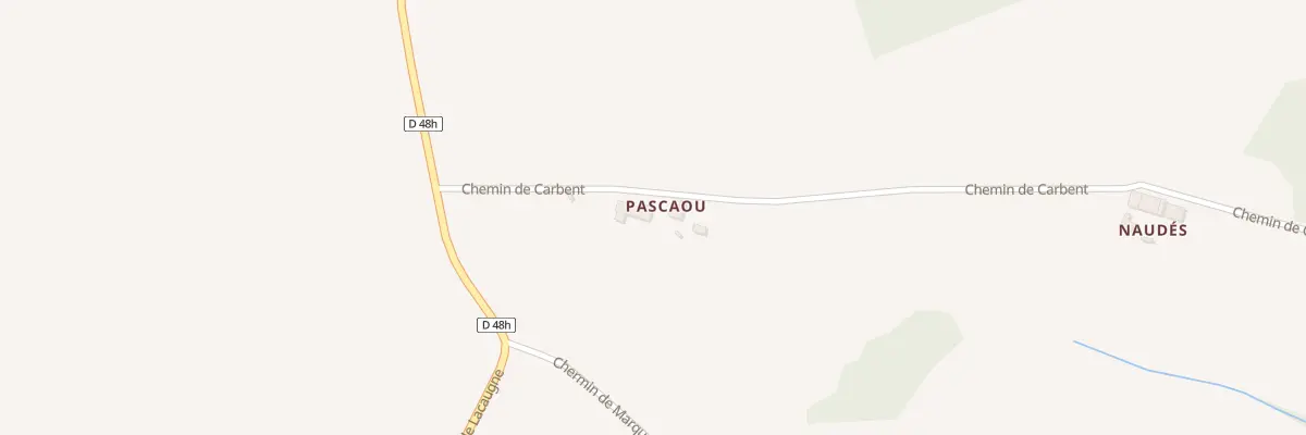 Plan du 2 Che de Carbent à Marquefave