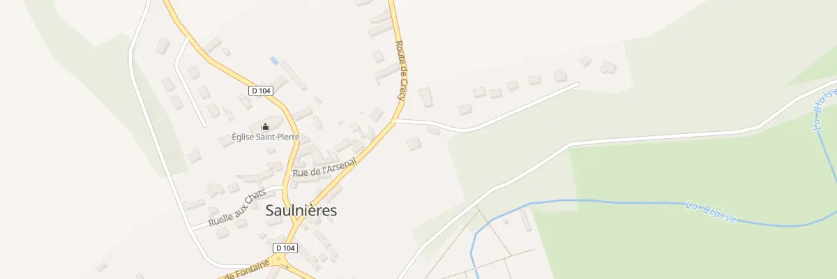 Plan du 16 Rte de Crécy à Saulnières