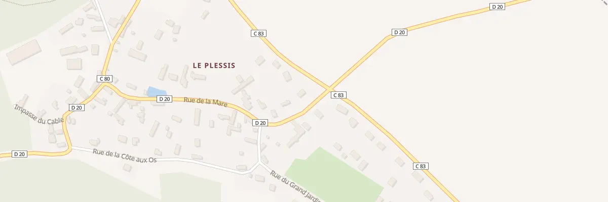 Plan du 21 Rue de la Mare à Amfreville-sous-les-Monts