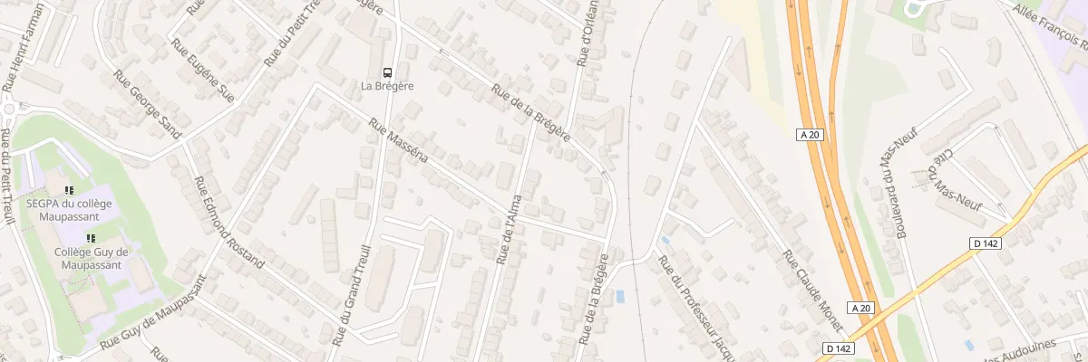 Plan du 44 Rue de l’Alma à Limoges
