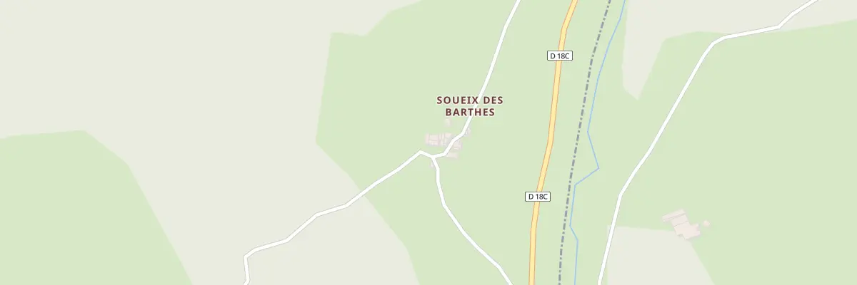 Plan du 5248 Soueich de Las Barthes à Lescure