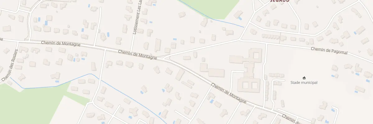 Plan du 98 Che de Ségaud à Montbeton