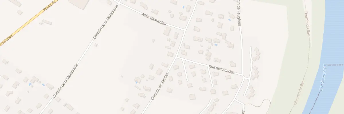Plan du 22 Che de Saintes à Noé