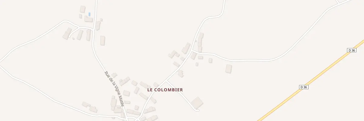 Plan du 5924 Le Colombier à Chaillac