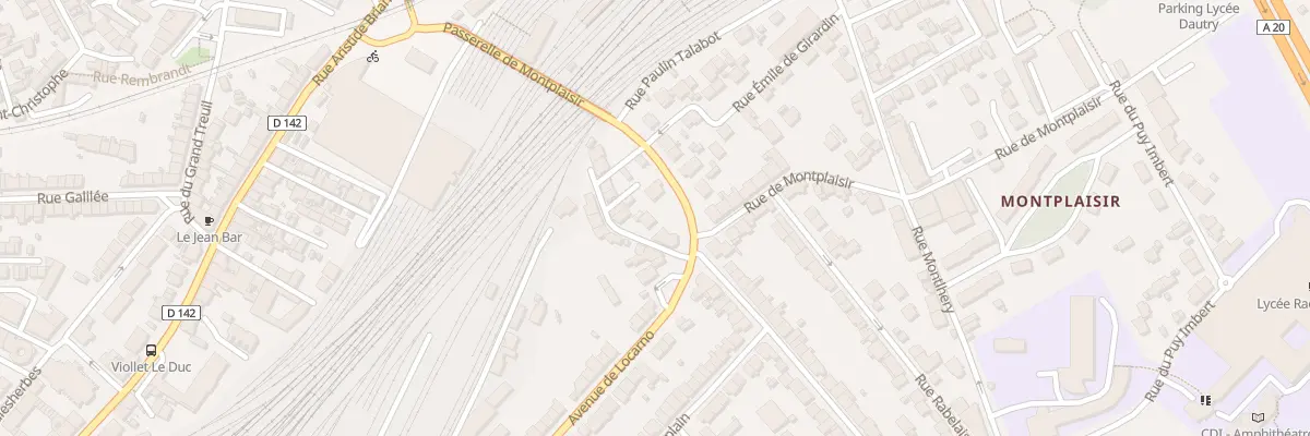 Plan du 105 Av de Locarno à Limoges