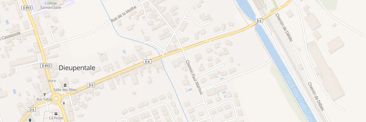 Plan du 40 Rue du Général Larroque à Dieupentale