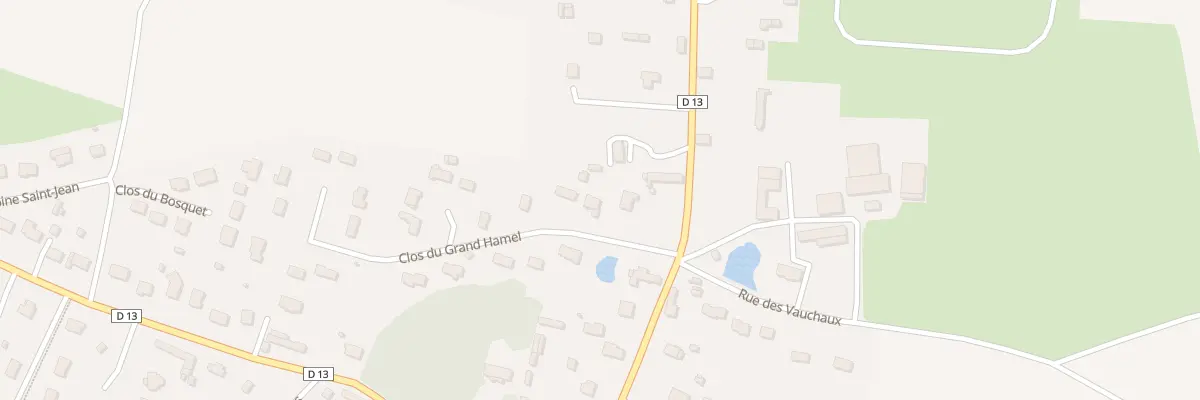 Plan du 22 Clos du Grand Hamel à Mesnil-Raoul
