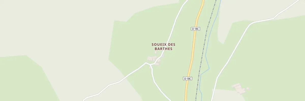 Plan du 386 Rte de Rimont à Lescure