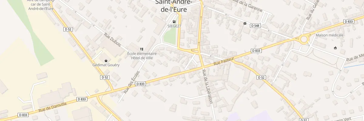 Plan du 5 Pl Paul Doumer à Saint-André-de-l’Eure
