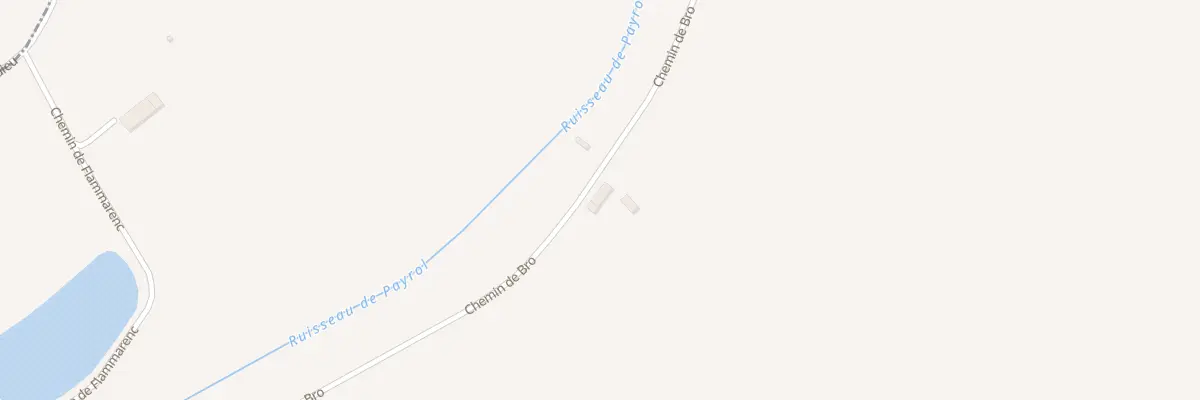 Plan du 795 Che de Bro à Albefeuille-Lagarde