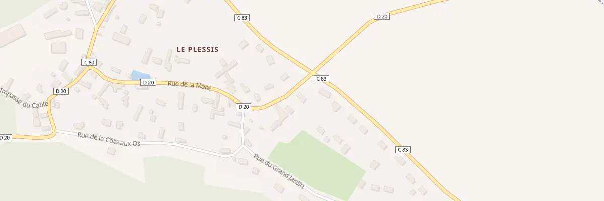 Plan du 26 Rue de la Mare à Amfreville-sous-les-Monts
