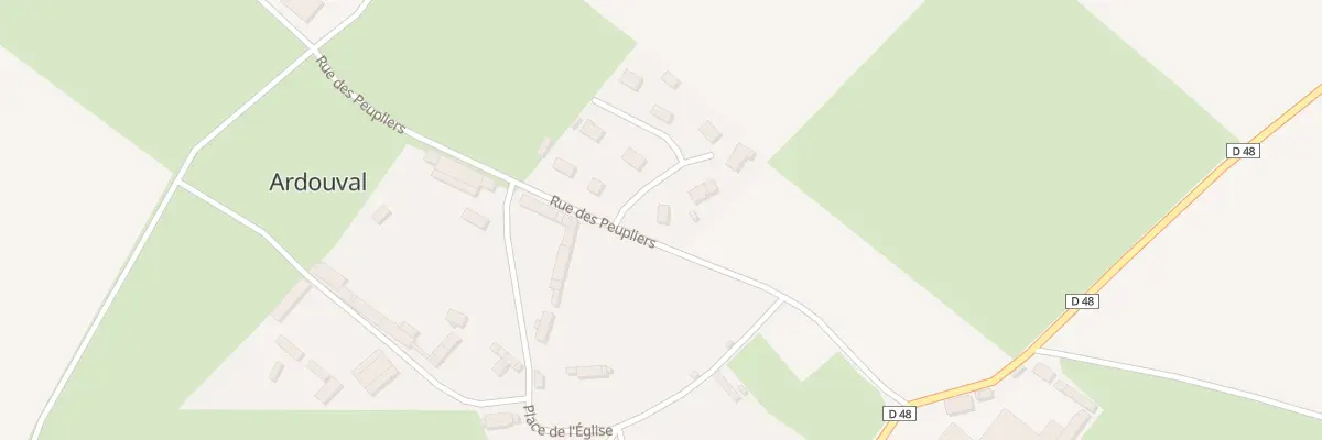 Plan du 1 Lot Sanson à Ardouval