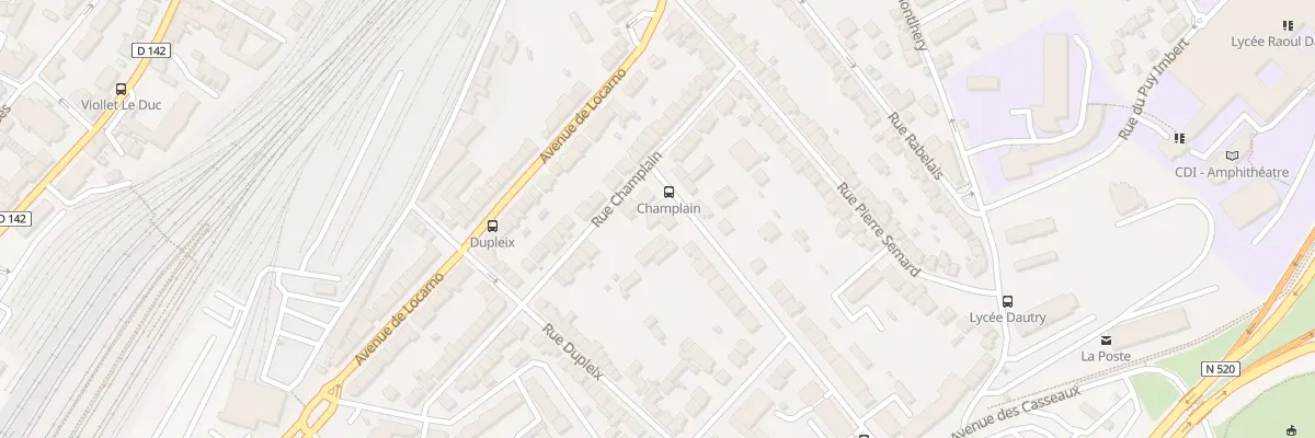 Plan du 41 Rue Elisée Reclus à Limoges