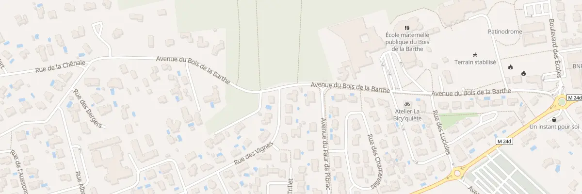 Plan du 22 Rue des Vignes à Pibrac