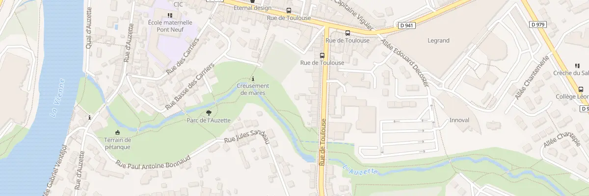 Plan du 28B Rue de Toulouse à Limoges