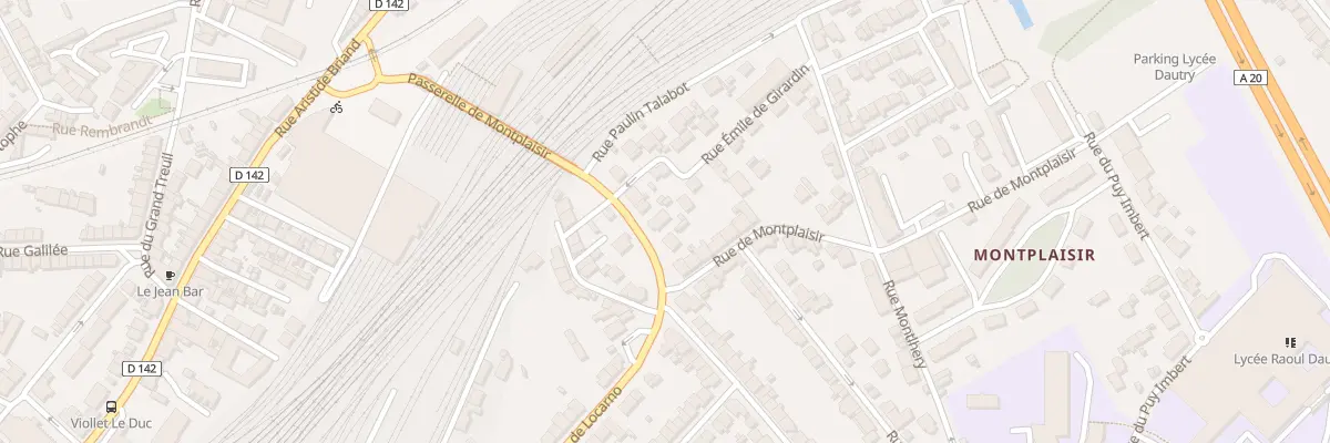 Plan du 94 Av de Locarno à Limoges