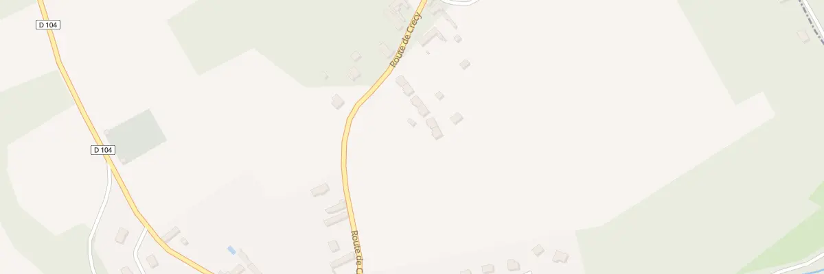 Plan du 28 Rte de Crécy à Saulnières