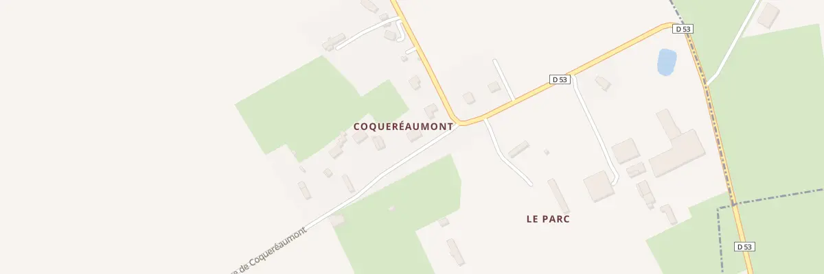 Plan du 1382 Rue de Coquereaumont à Bois-d’Ennebourg