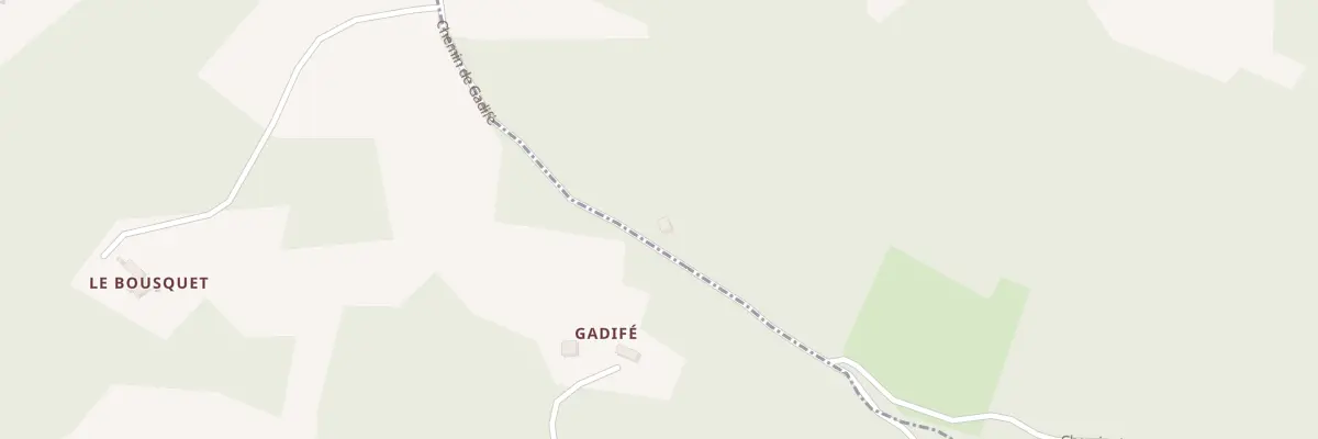 Plan du 253A Lavalade à Groléjac