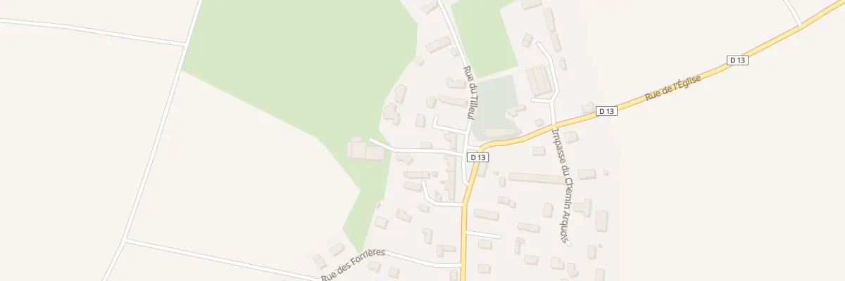 Plan du 613 Rue de l’Eglise à Mesnil-Raoul