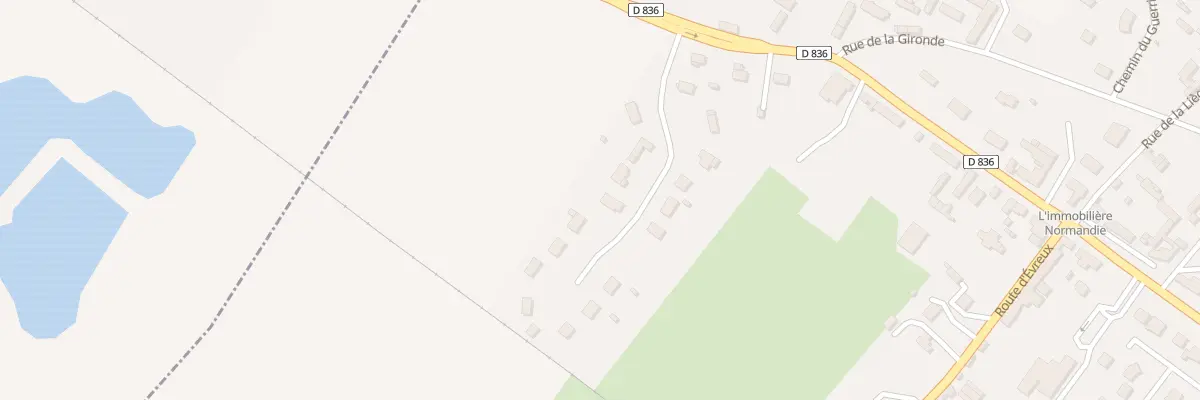 Plan du 8 Rue de la Couture à Autheuil-Authouillet