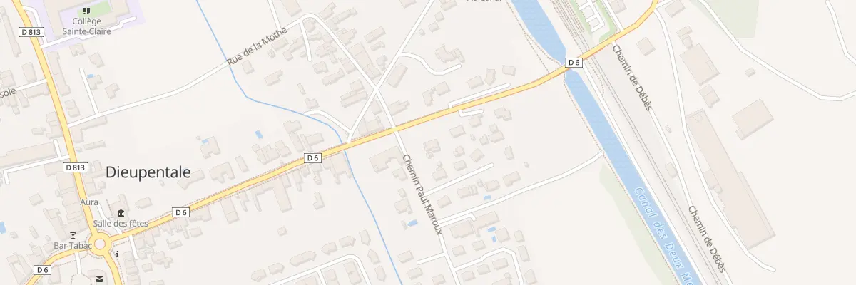 Plan du 42 Rue du Général Larroque à Dieupentale
