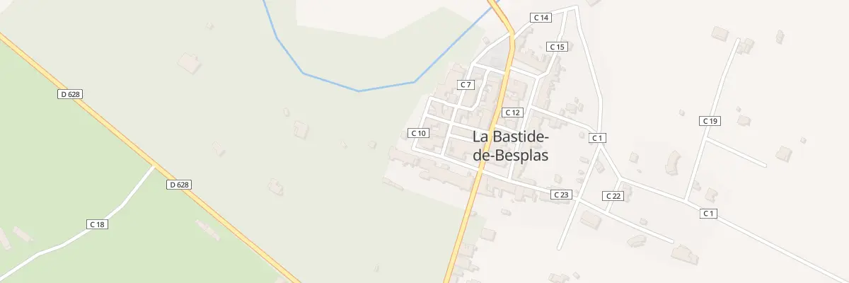 Plan du 10 Bd du Coustoulou à La Bastide-de-Besplas