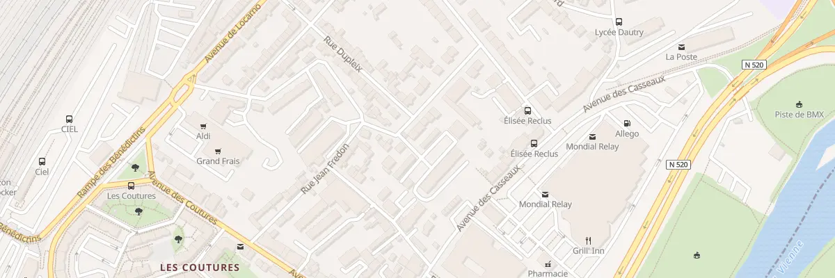 Plan du 17B Rue Bougainville à Limoges