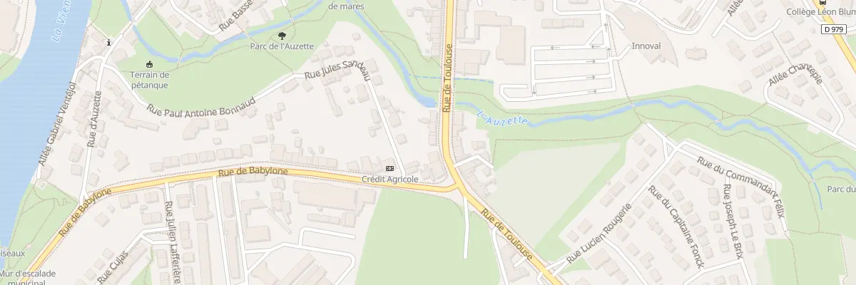 Plan du 60 Rue de Toulouse à Limoges