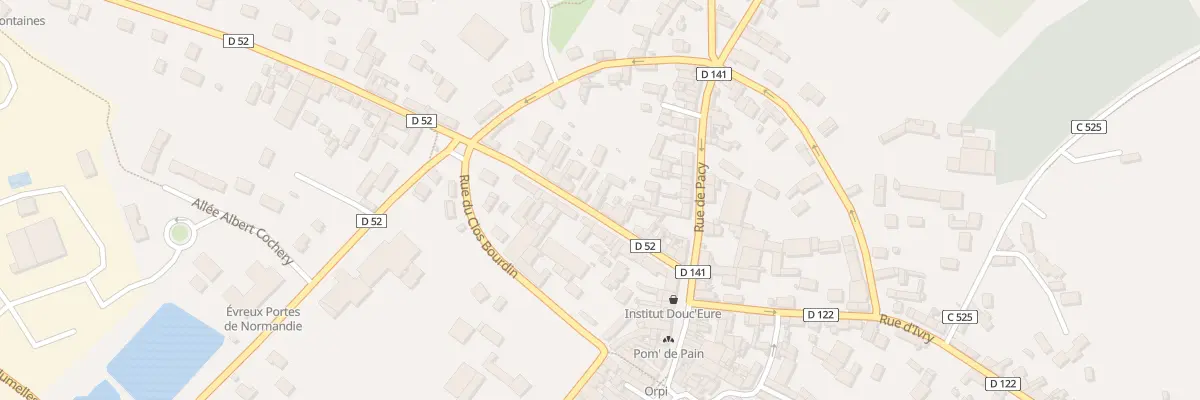 Plan du 14T Rue Jules Cayaux à Saint-André-de-l’Eure