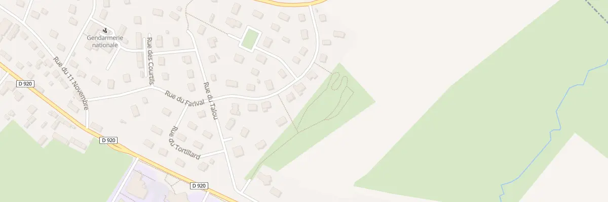 Plan du 322 Rue du Farival à Envermeu