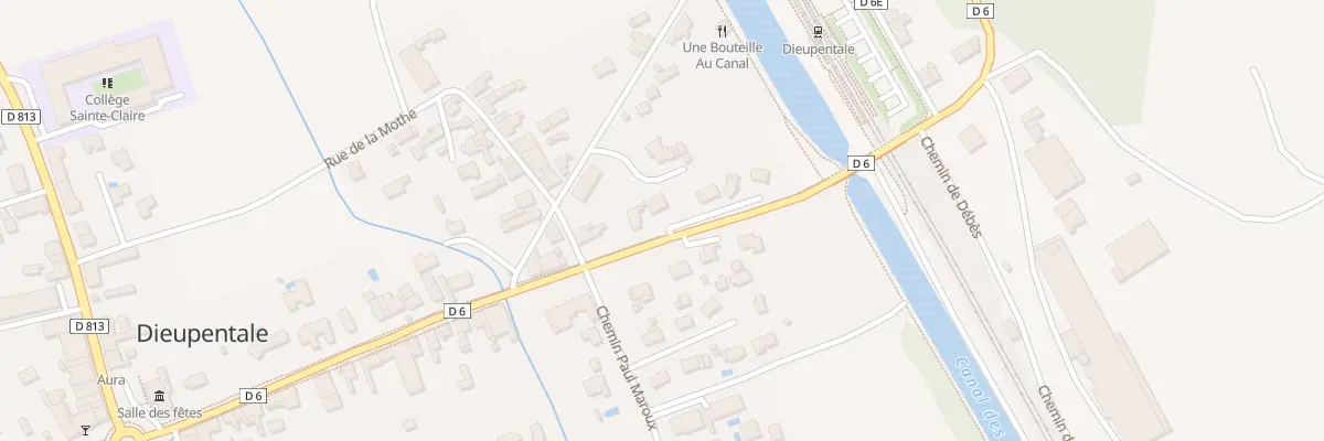 Plan du 39 Rue du Général Larroque à Dieupentale