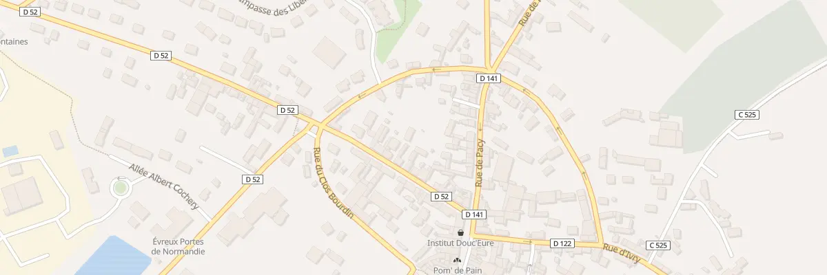 Plan du 16 Rue Jules Cayaux à Saint-André-de-l’Eure