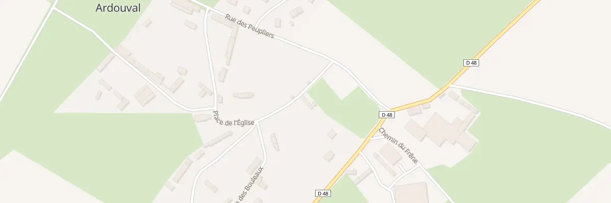 Plan du 1 Rue des Bouleaux à Ardouval