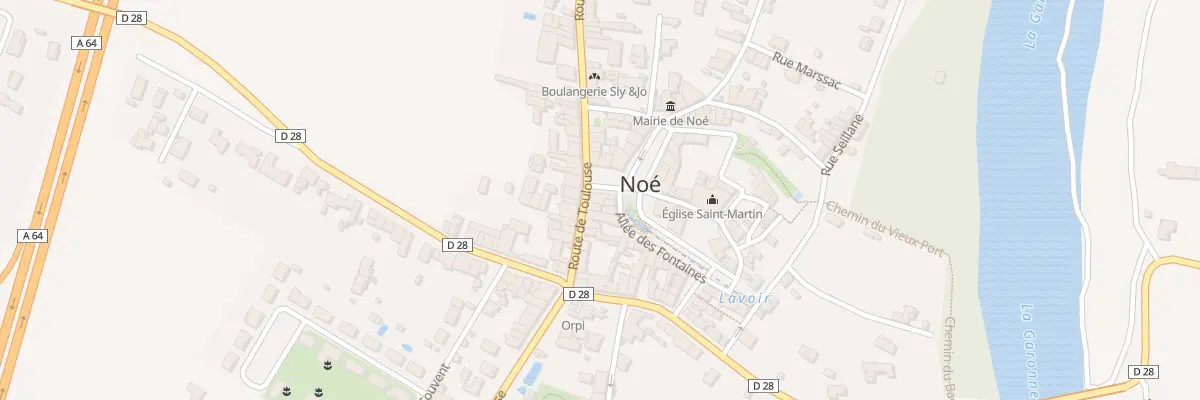 Plan du 4 Pl de Pardailhan à Noé