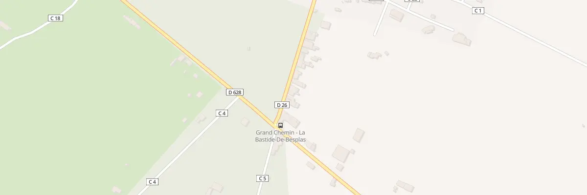 Plan du 23 Rue Grand Chemin à La Bastide-de-Besplas