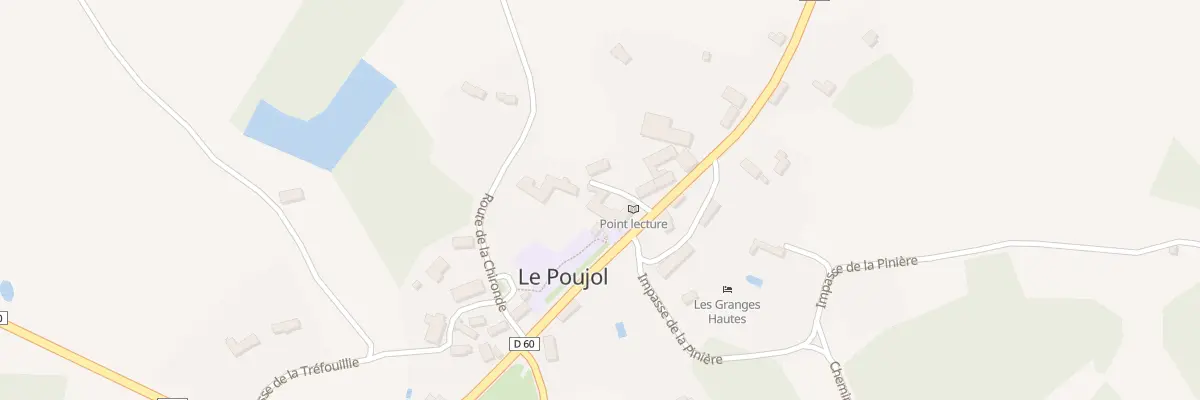 Plan du 36 Poujol Haut à Saint-Crépin-et-Carlucet