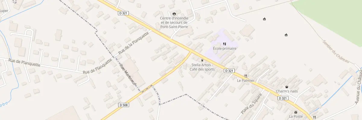 Plan du 2 Rue Blingue à Pont-Saint-Pierre