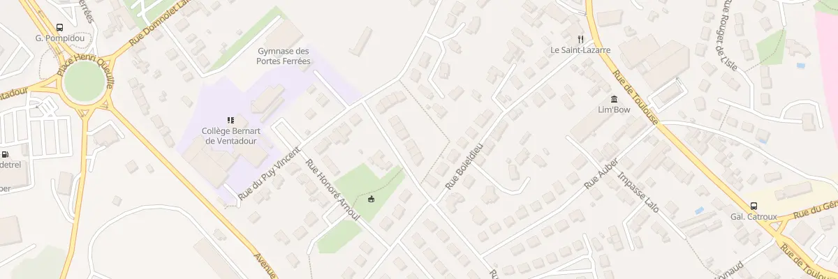 Plan du 9 Rue Charles Lindbergh à Limoges
