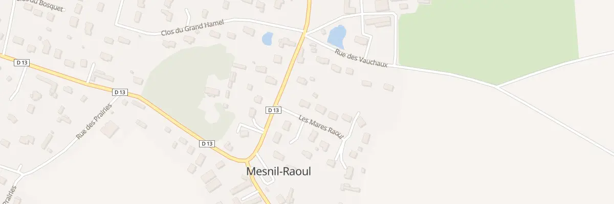 Plan du 1 Clos des Pommiers à Mesnil-Raoul