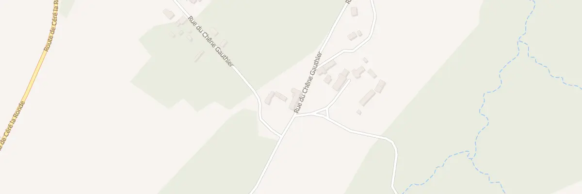 Plan du 11 Rue du Chêne Gauthier à Pouillé