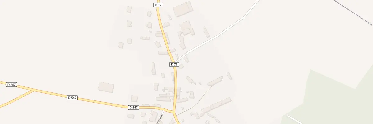 Plan du 2 Rte de Champigny à Lignerolles