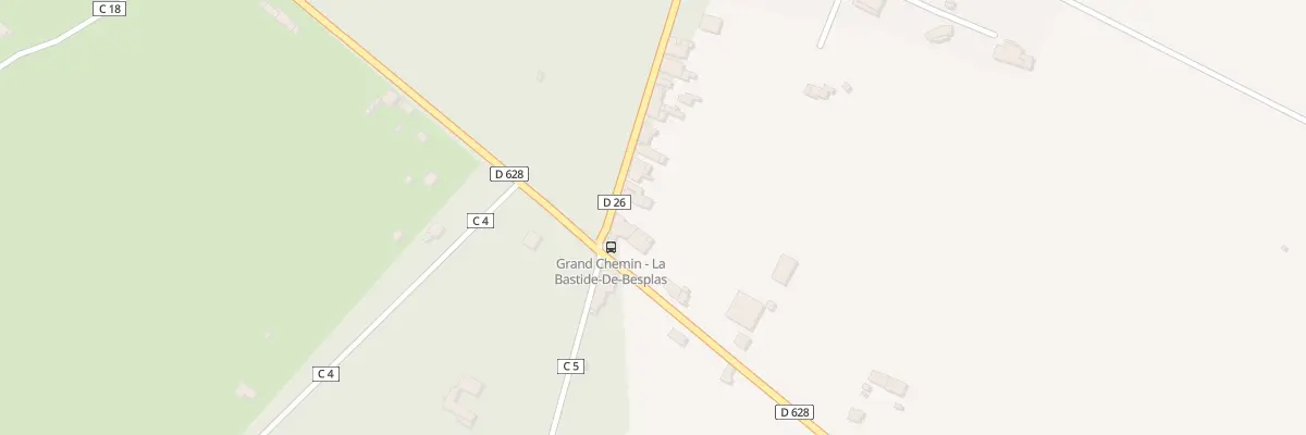 Plan du 25 Rue Grand Chemin à La Bastide-de-Besplas
