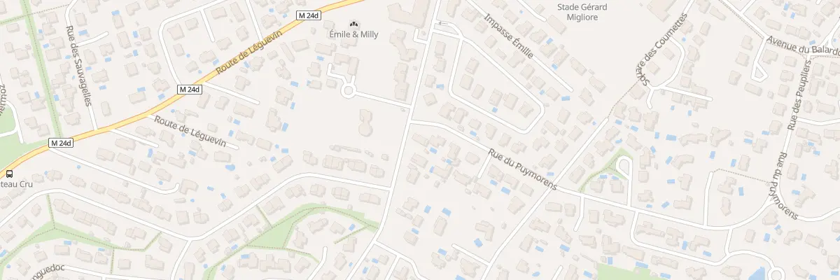 Plan du 2 Rue du Puymorens à Pibrac