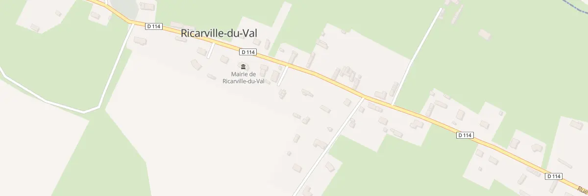 Plan du 5010 Le Bourg à Ricarville-du-Val